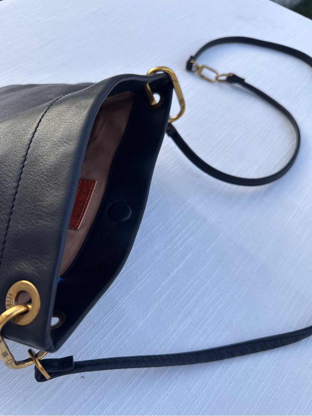 HOBO Every 3-in-1 Convertible Black Leather Crossbody Bag - Picture 6 of 14